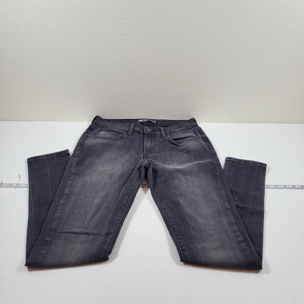 Levi Strauss Skinny Jeans Womens 30 Black Excellent‎ Studded Faded Denim S51077